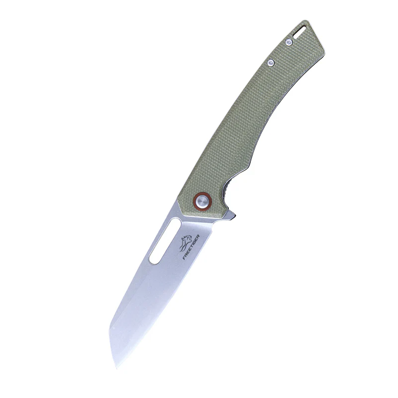 FREETIGER FT957 D2 Blade G10 Micarta Handle Liner Lock EDC Folding Pocket Knife - Image 2