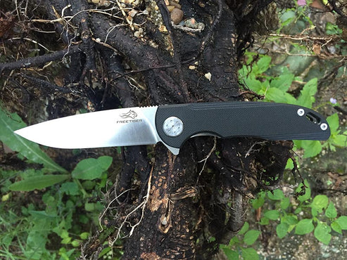 FREETIGER FT901-BL - D2 Blade | G10 Handle | Liner-Lock Folding Knife - Image 2