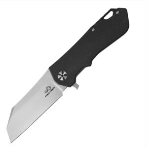 FREETIGER FT943-BK Tanto D2 Blade Folding Pocket Knife Micarta Handle Survival EDC Tool
