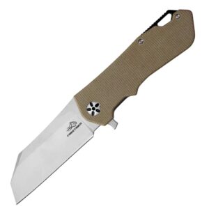 FREETIGER FT943-DE Tanto D2 Blade Folding Pocket Knife Micarta Handle Survival EDC Tool