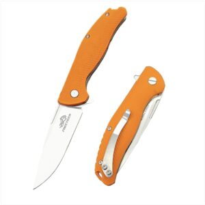 FREETIGER FT801-OR 420 Stainless Steel Blade Liner Lock Folding Knife
