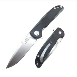 FREETIGER FT901-GREEN/BLACK - D2 Blade G10 Handle Liner Lock Folding Knife